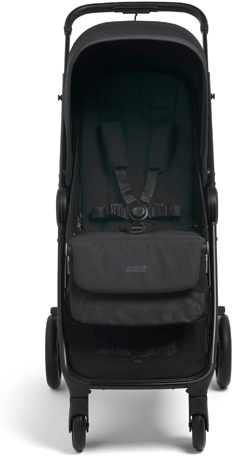 Lightweight Baby Travel Stroller Liquorice Compact Fold Lie-Flat Seat Newborn