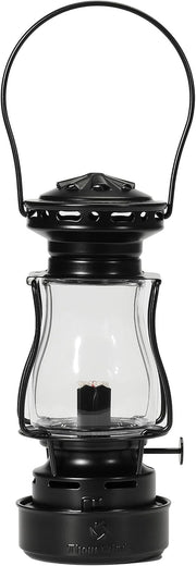 Vintage Black Oil Lantern Steel 110ml Paraffin Lamp