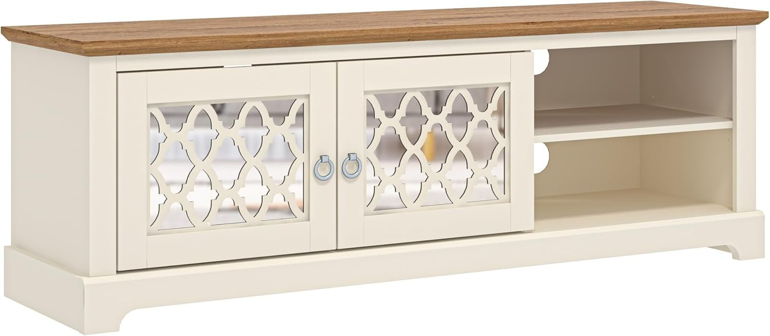 TV Unit for 65 Inch TV Cabinet with Doors Storage Shelf Media Console