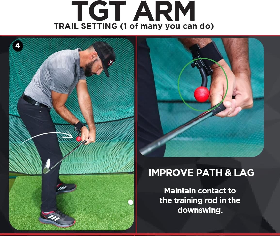Golf Swing Trainer Arm Band Aid Improve Wrist Hinge & Lag