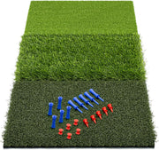 Extra Large Golf Hitting Mat Non Slip 2in1 Driving Chipping