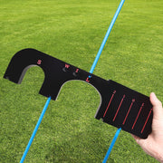 Golf Alignment Swing Gate Trainer 3 Sticks Adjustable Plane