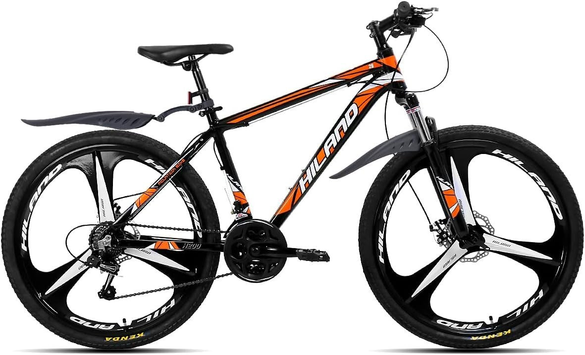 26" Mountain Bike 21-Speed Disc Brakes Aluminum Frame MTB for Men & Women