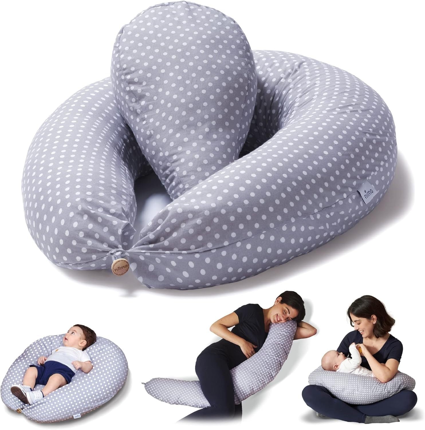 Luxury Pregnancy Pillow XXL U-Shape Maternity Body Support 100% Cotton