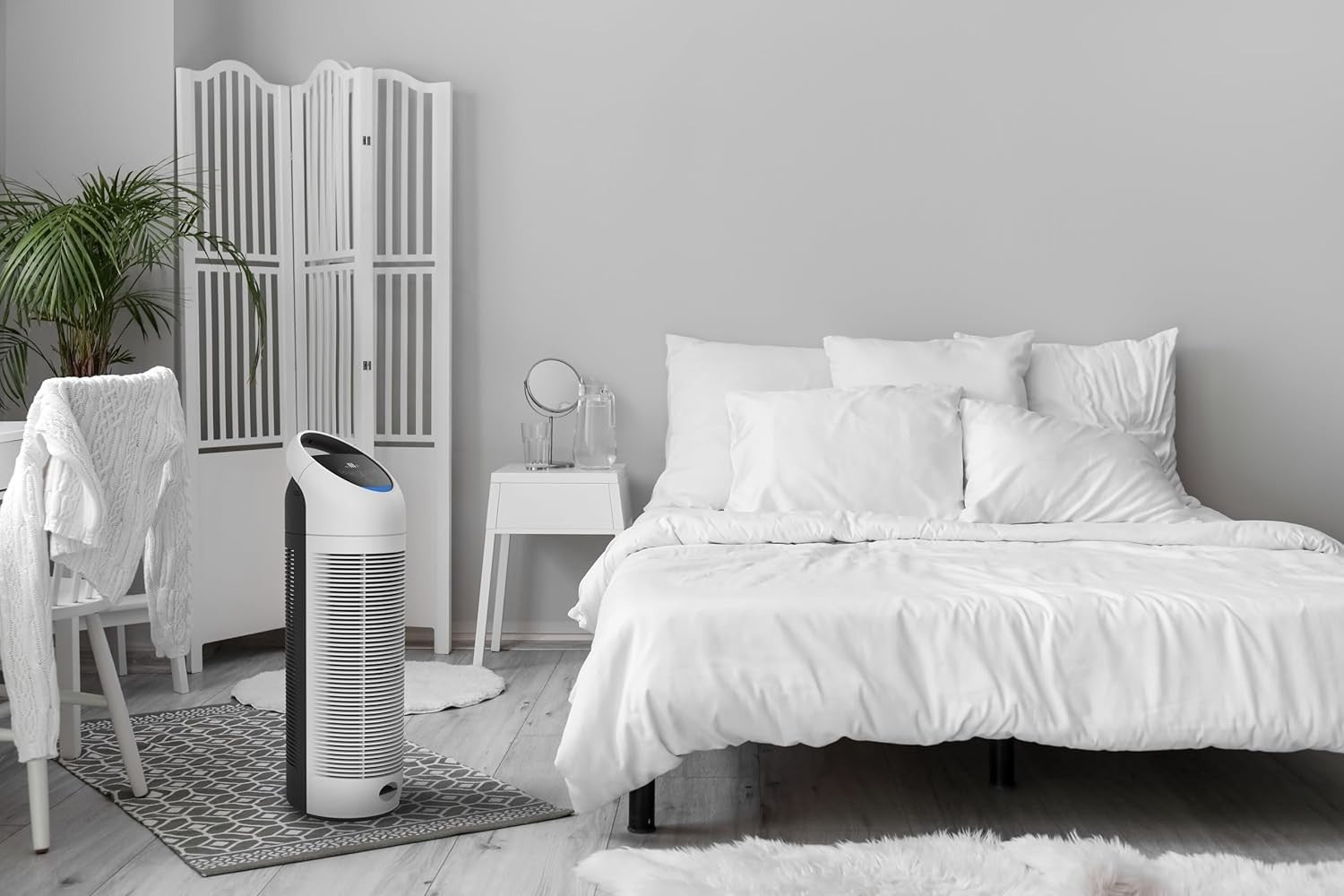 HEPA H13 Air Purifier 5 Stage UV-C Ionizer Auto Mode Odor Smoke