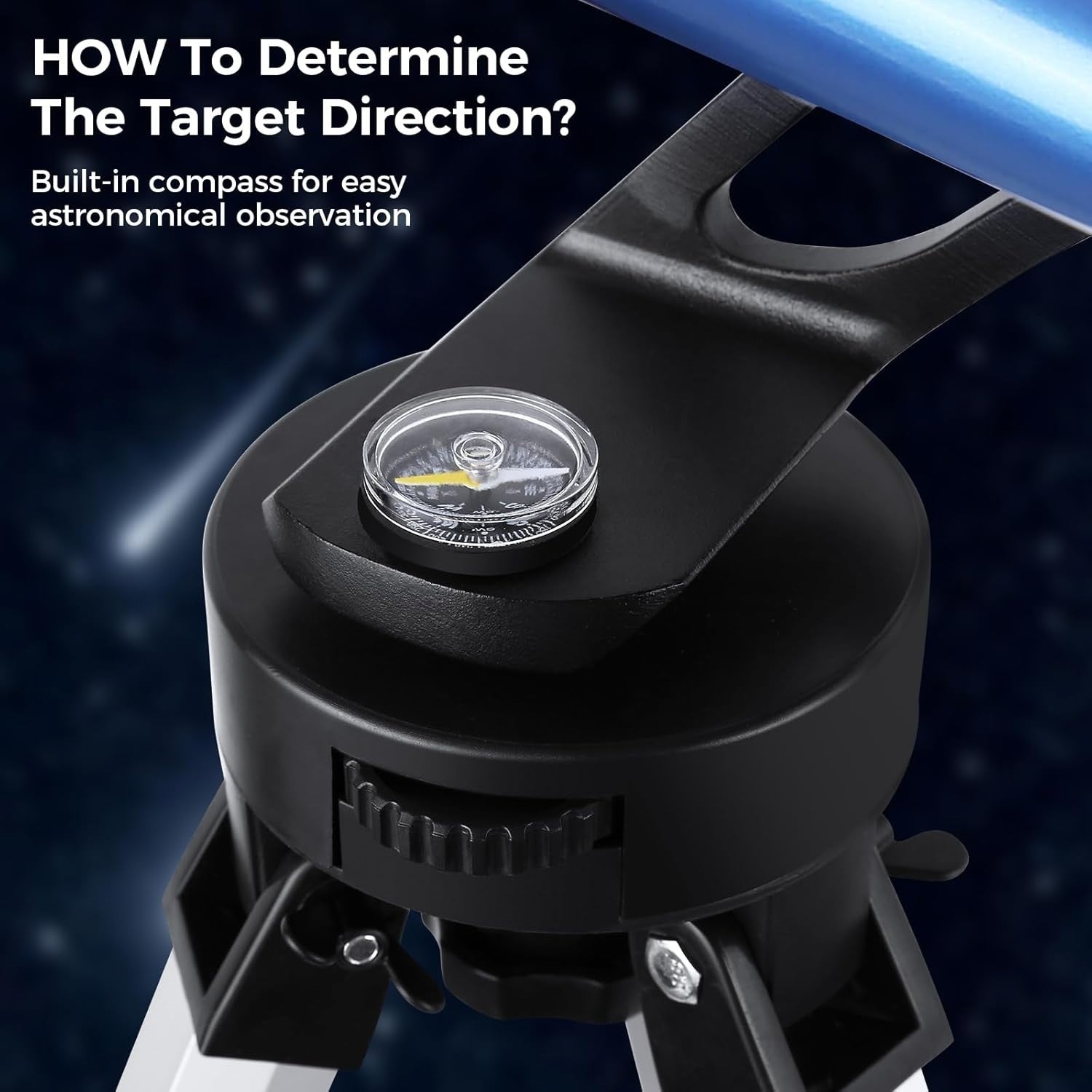 60/700mm Beginner Telescope | 28–116x Magnification | Phone Adapter AZ Tripod
