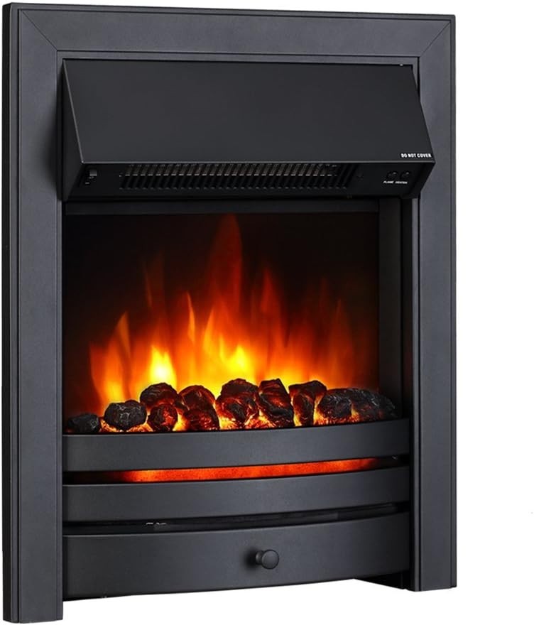 Programmable 48" Electric Fireplace, Remote Control, 2kW Heat Output