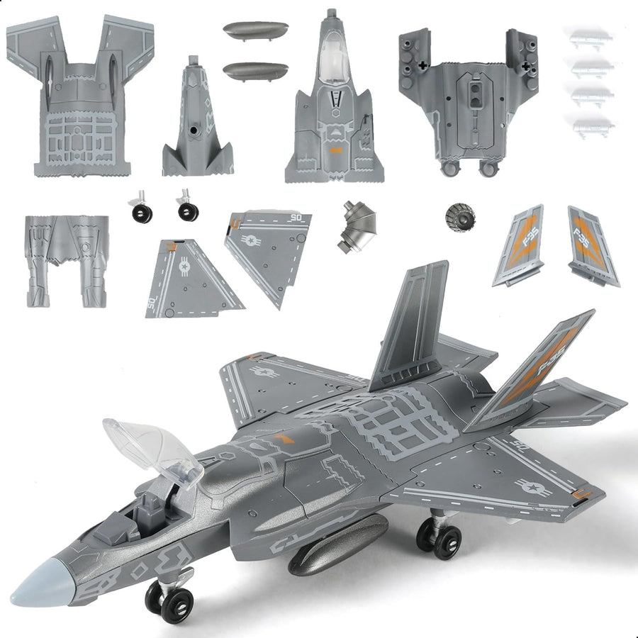 F-35 Fighter Jet 1:72 Model Kit Airplane DIY Toy Gift Adults Kids