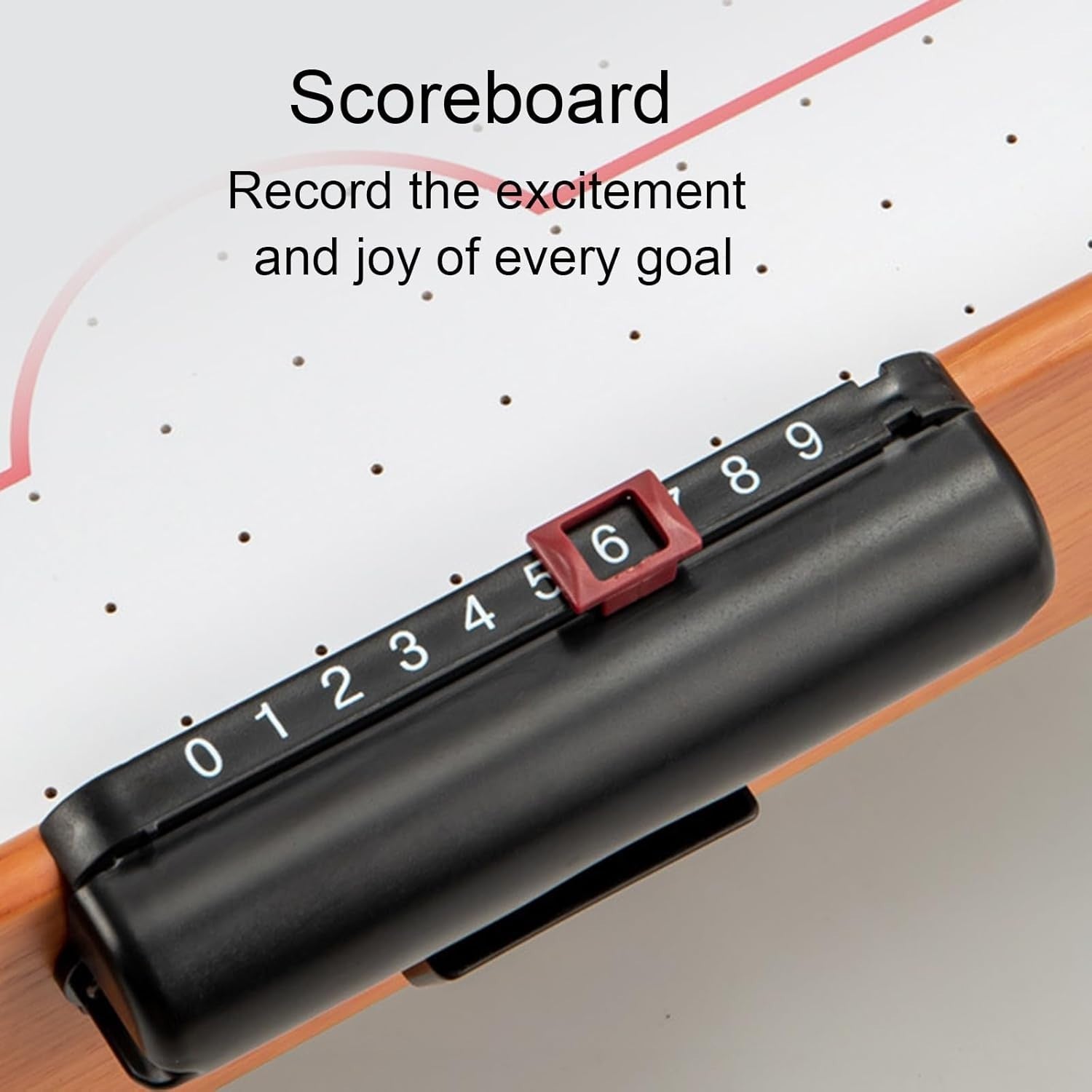 Air Hockey Table Game Powerful Air Manual Scoring Portable Indoor Play