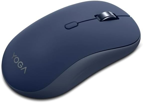Silent Bluetooth Mouse Multi-Device 6 Button Ergonomic Blue