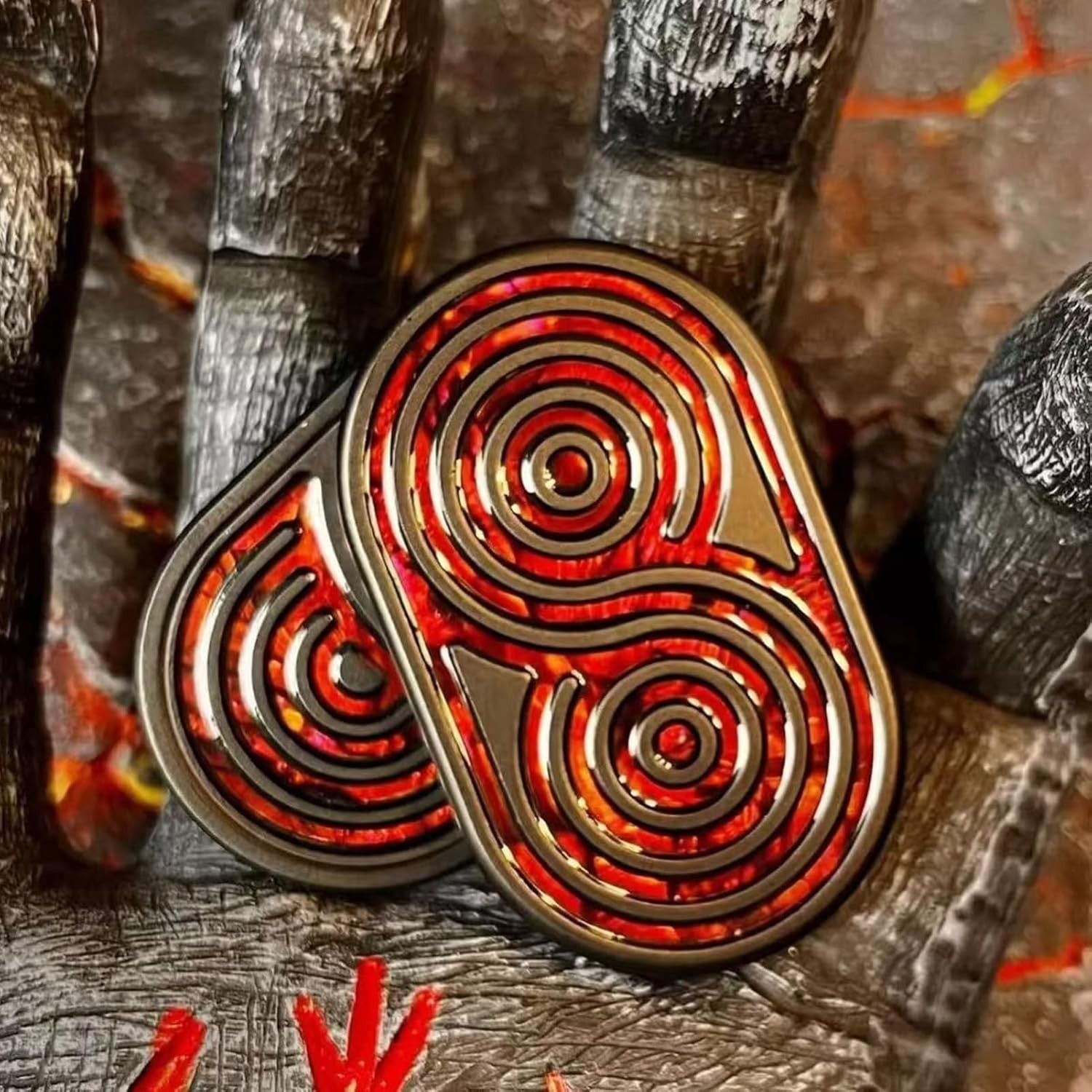 Stainless Steel Fidget Slider Haptic Click EDC Stress Relief Toy