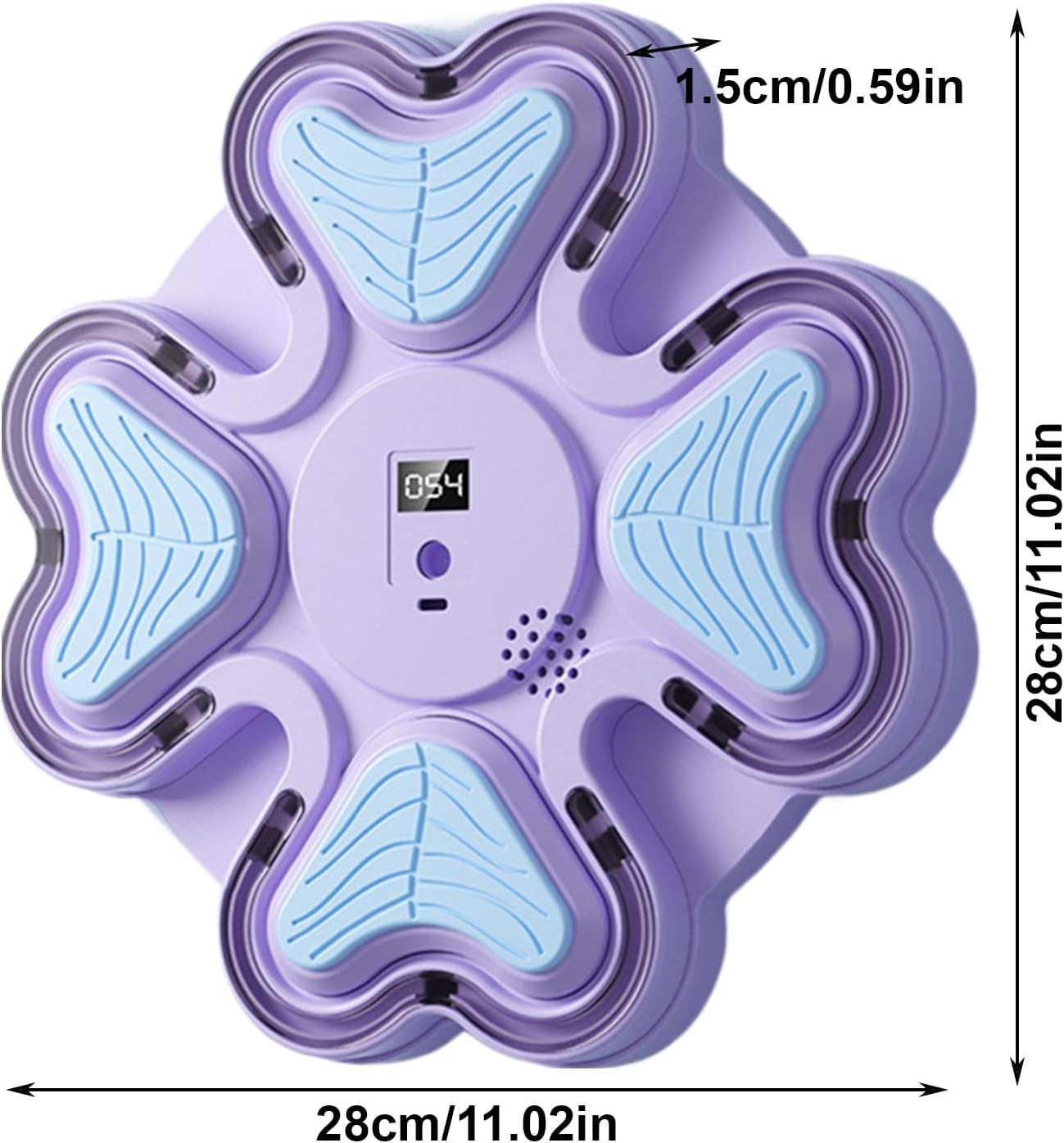 Wall Boxing Machine Purple Punch Trainer Home Gym Reaction Target Kids