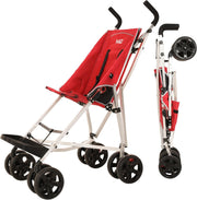 XL Disability Pushchair Special Needs Stroller 50kg Lightweight Red