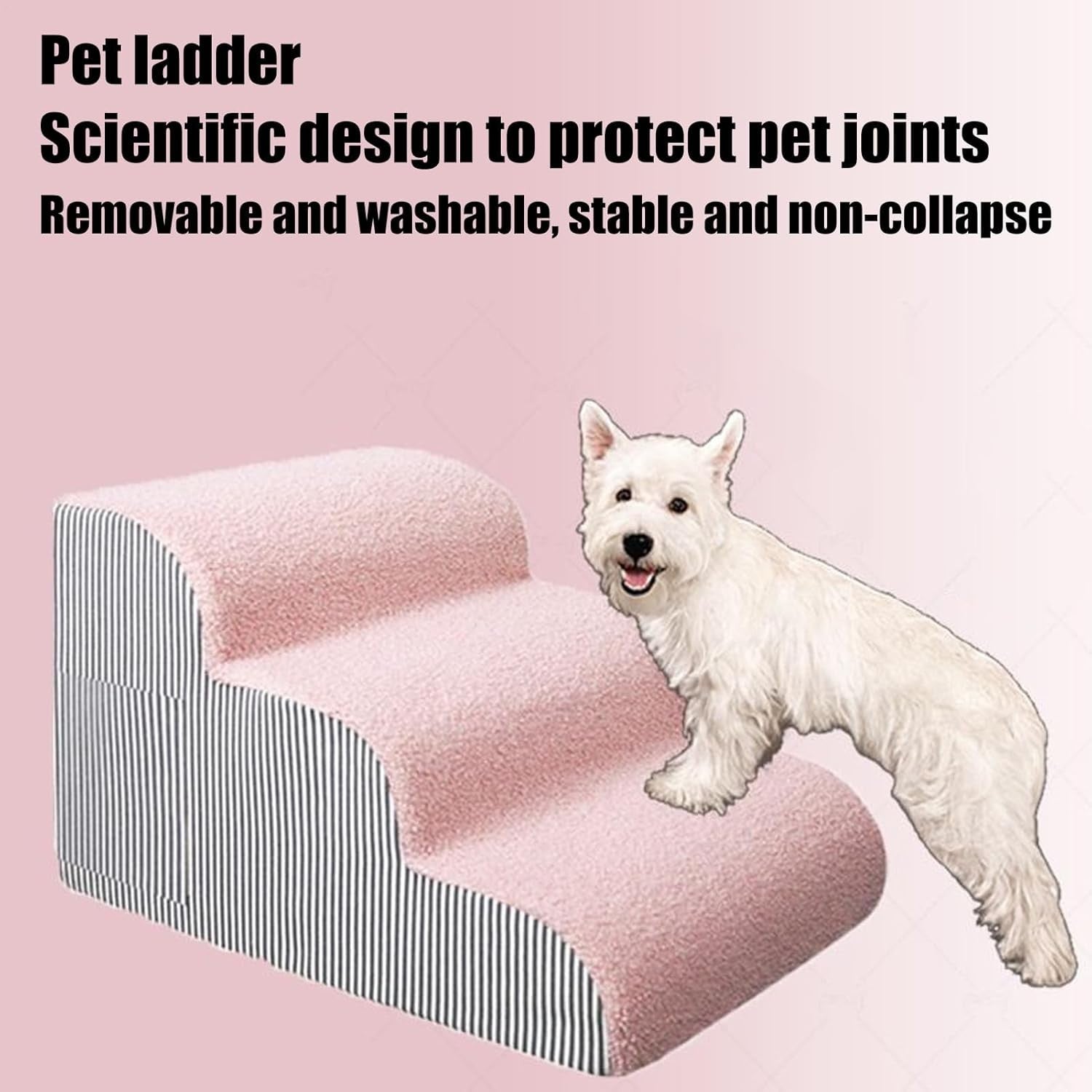 Dog Steps for Bed Non Slip Pet Ramp Indoor Sofa Car SUV Ladder
