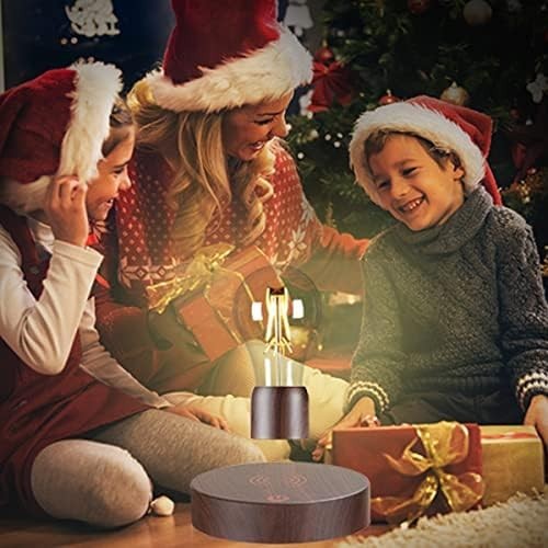 Lacquered Magnetic Levitating LED Bulb Floating Desk Lamp