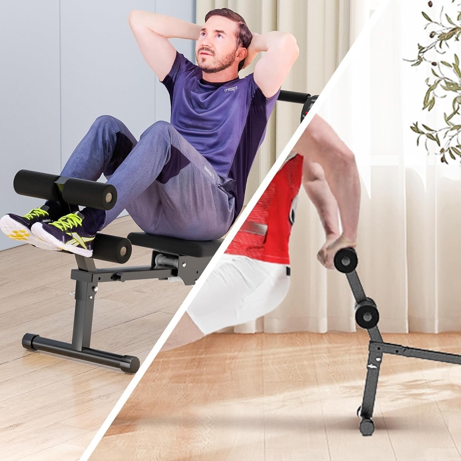 Foldable Hydraulic Rowing Machine 12-Level Resistance LCD Home Rower 120KG