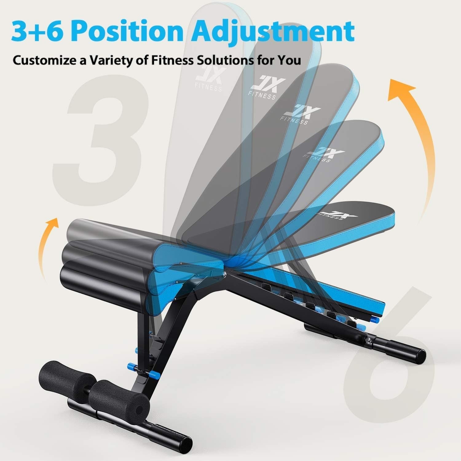 Upright 90° Adjustable Workout Bench 660lb Strength Training Bench