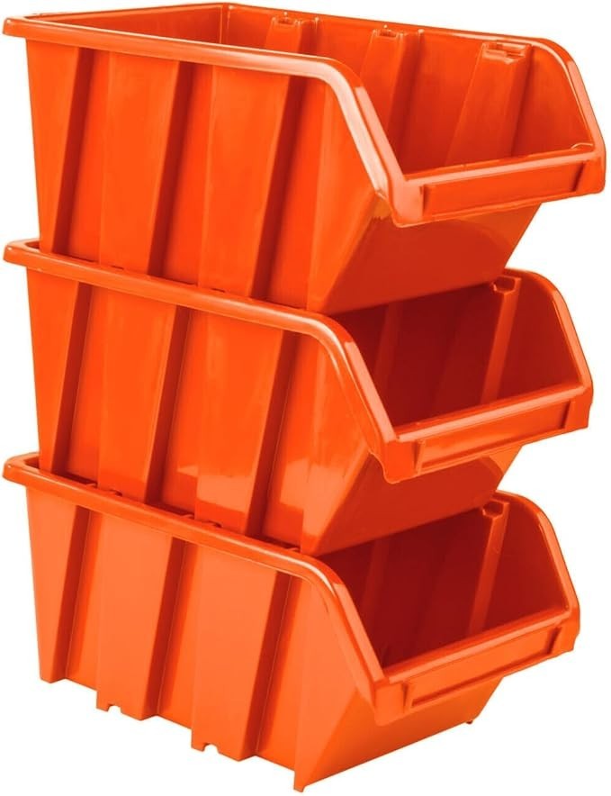 Garage Peg Board Wall Storage Bins Workshop Tool Organizer Rack