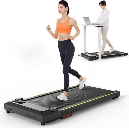 3-in-1 Under-Desk Walking Pad Treadmill 2.5HP Quiet Compact Home Office
