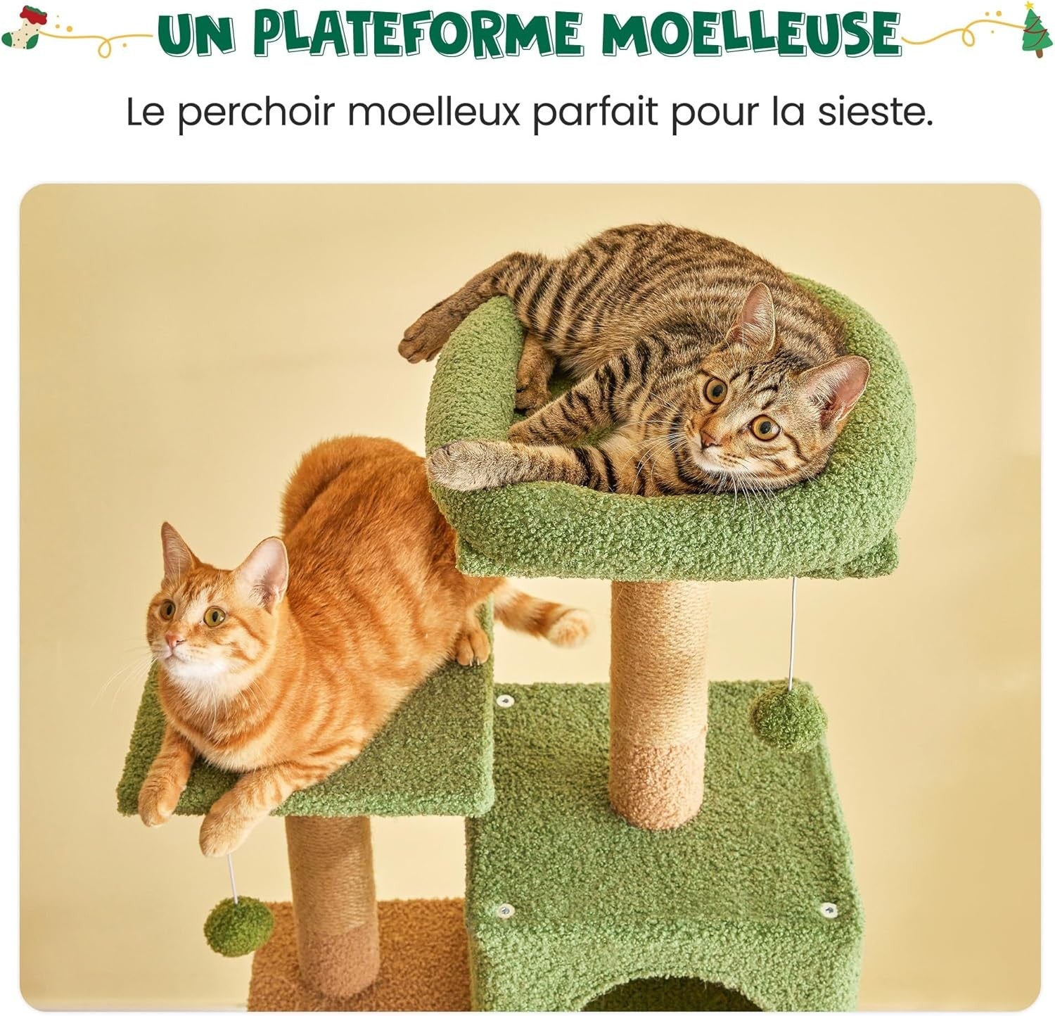 Cat Tree 163cm Tall Multi Level Tower Scratching Post Hammock Condo