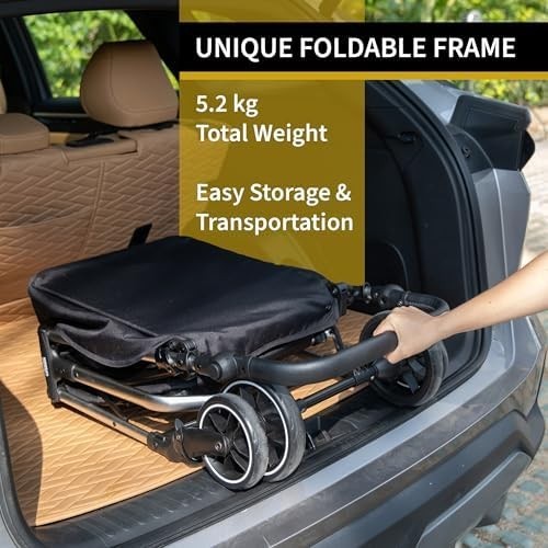 4 Wheel Shopping Trolley Folding Large 58L Swivel Wheels Lightweight