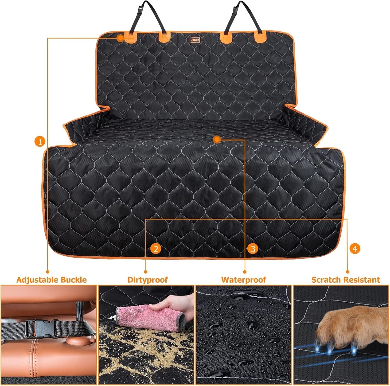 Waterproof Dog Car Boot Liner SUV Trunk Protector Non Slip Cover