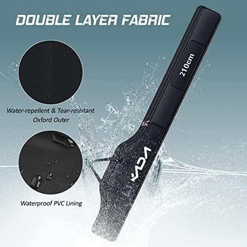 210cm Fishing Rod Carry Bag Heavy Duty Foldable Tackle Case