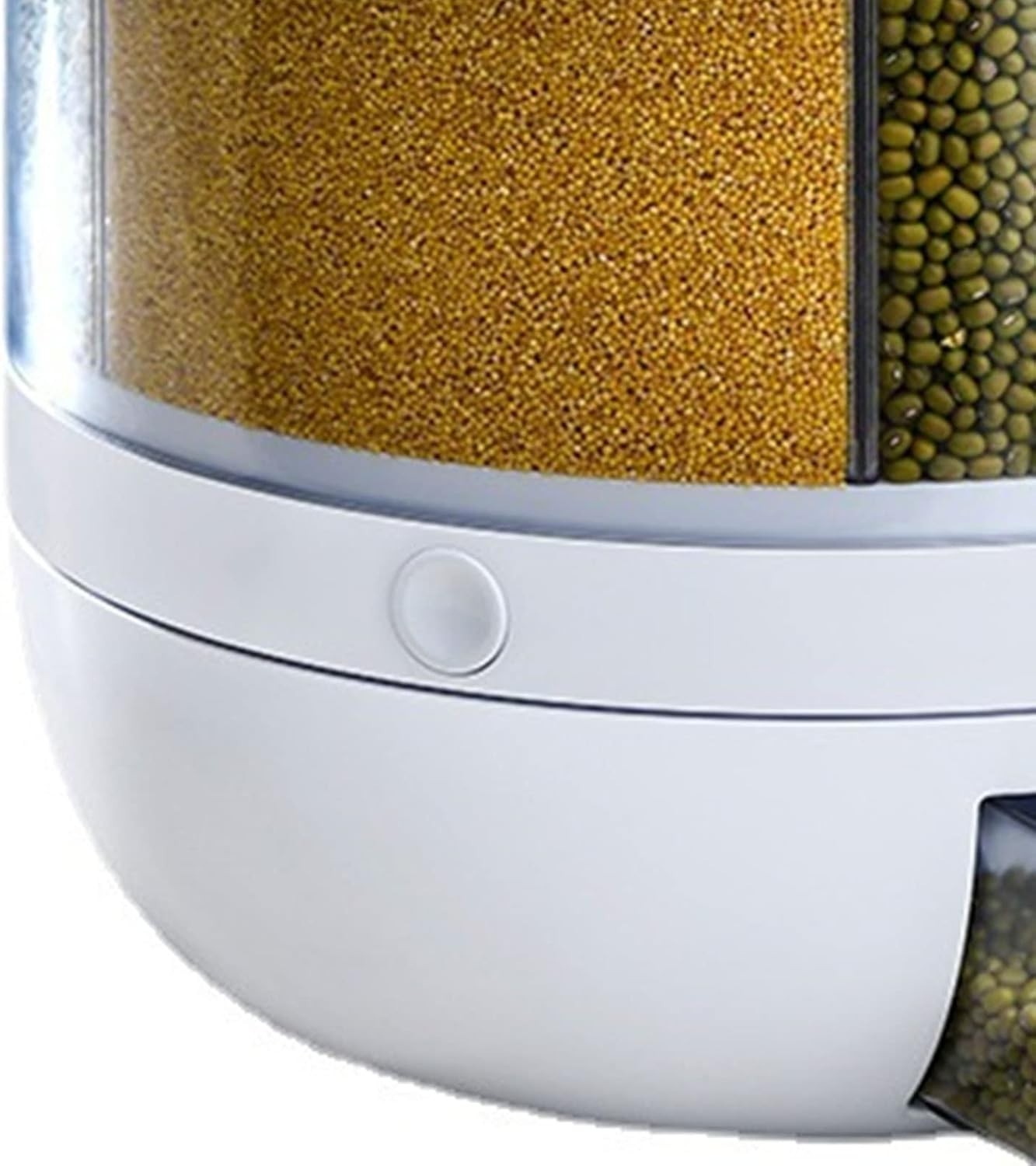 6 Grid 360° Rotating Rice Dispenser Airtight Big