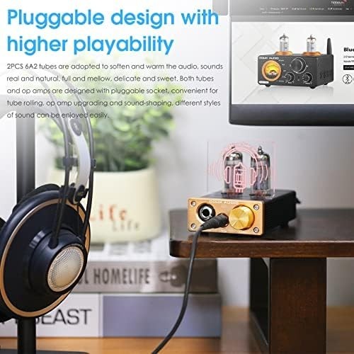 U10 Mini Tube Headphone Amplifier HIFI Stereo Preamp RCA AUX Jack