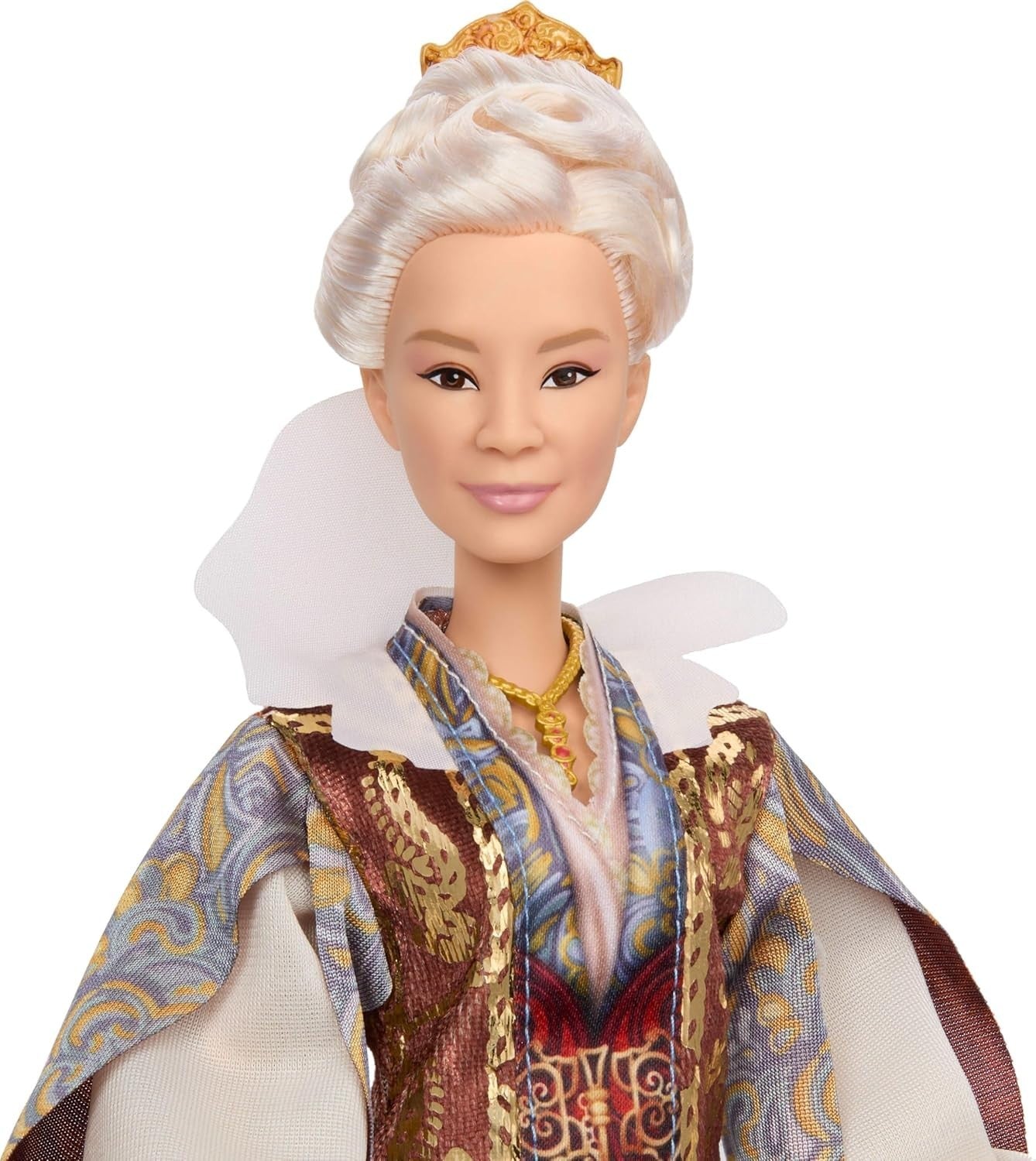 Deluxe Fashion Doll Headmistress Gown Gold Detail Accessories Collectible