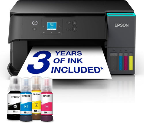 Black Wireless EcoTank ET-2950 Inkjet Printer A4 Duplex with 3yr Ink