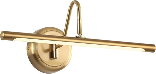 Modern Brass Picture Light 16.5" Dimmable LED Wall Lamp 3000K for Art