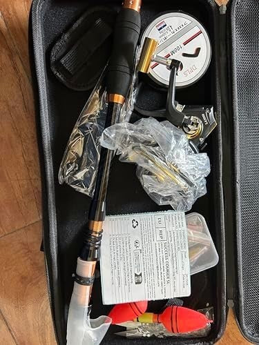 Telescopic Carbon Fiber Fishing Rod & Reel Combo 1.8M Travel Kit