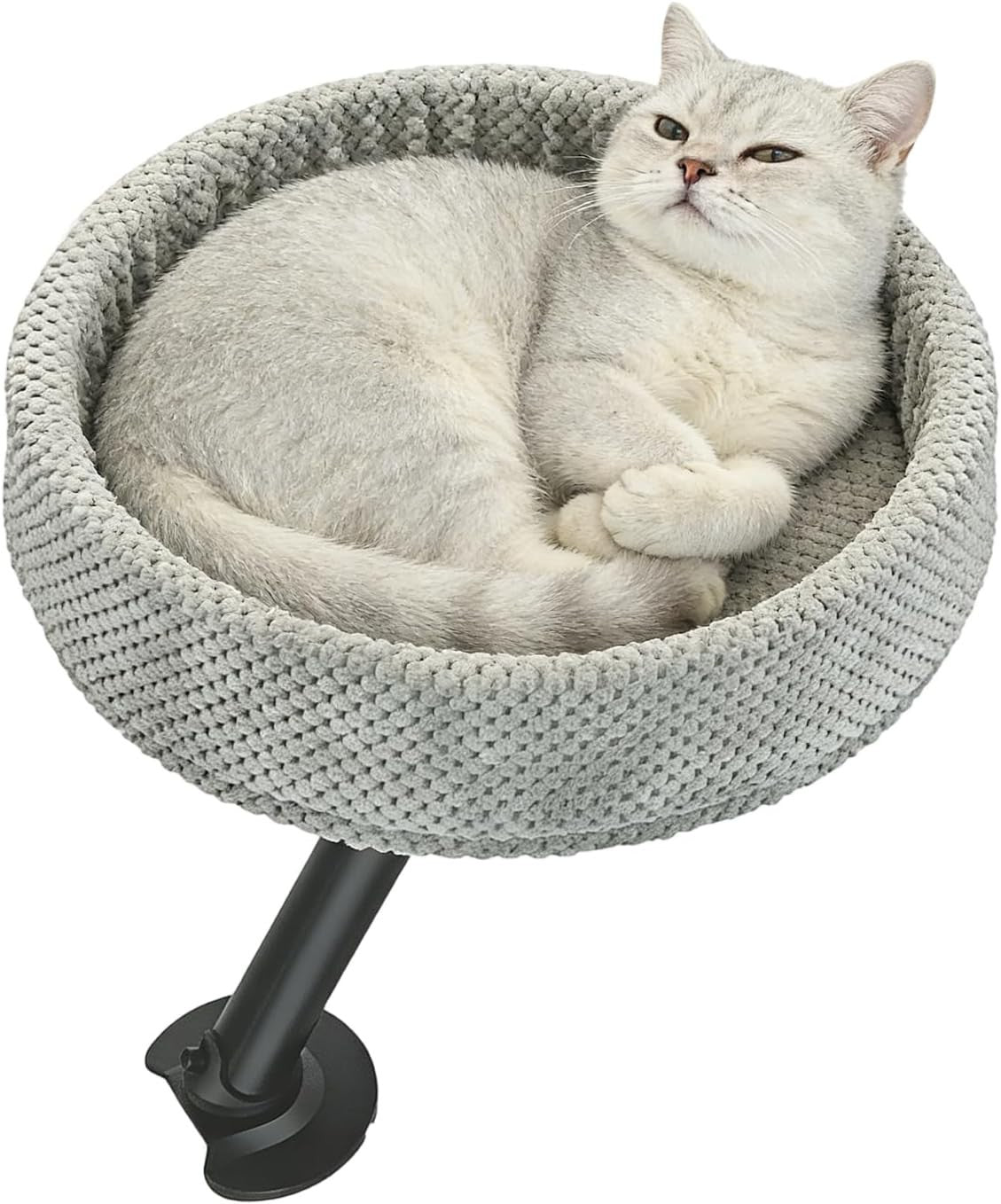 Portable Cat Desk Bed Mountable Kitty Hammock Indoor Outdoor Nest