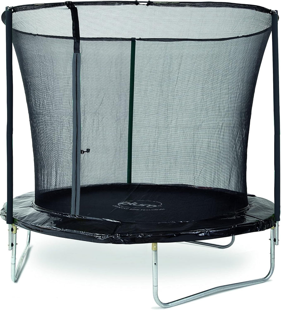 8ft Kids Garden Trampoline SpringSafe Safety Enclosure Inside Springs