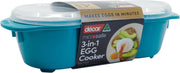 Microwave Egg Cooker 3in1 Omelette Poacher BPA Free