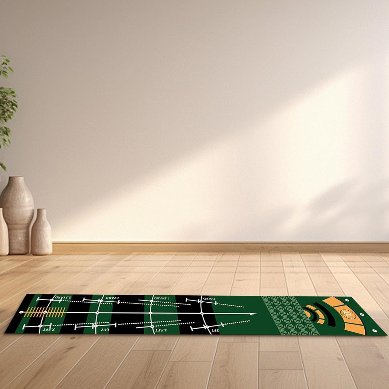 Golf Putting Mat 29” Indoor Practice Green with Alignment Lines Training Aid