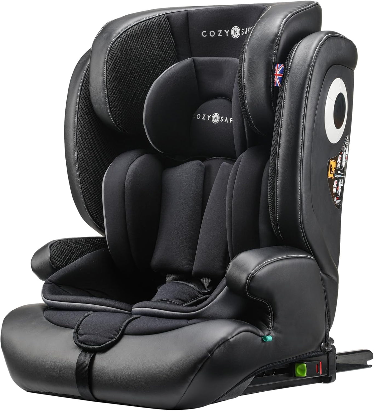 i-Size Child Car Seat ISOFIX 76–150cm 5-Point Harness High Back Booster
