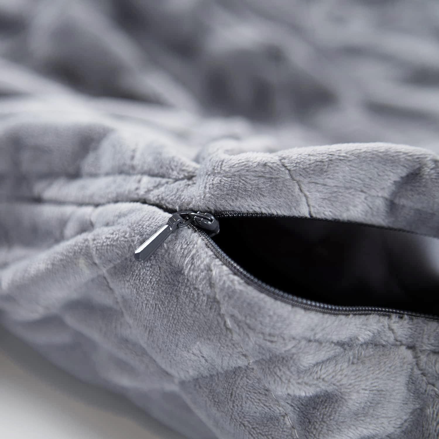 Teal Blue Gravity Weighted Blanket 150x200cm 6.8kg with Removable Cover