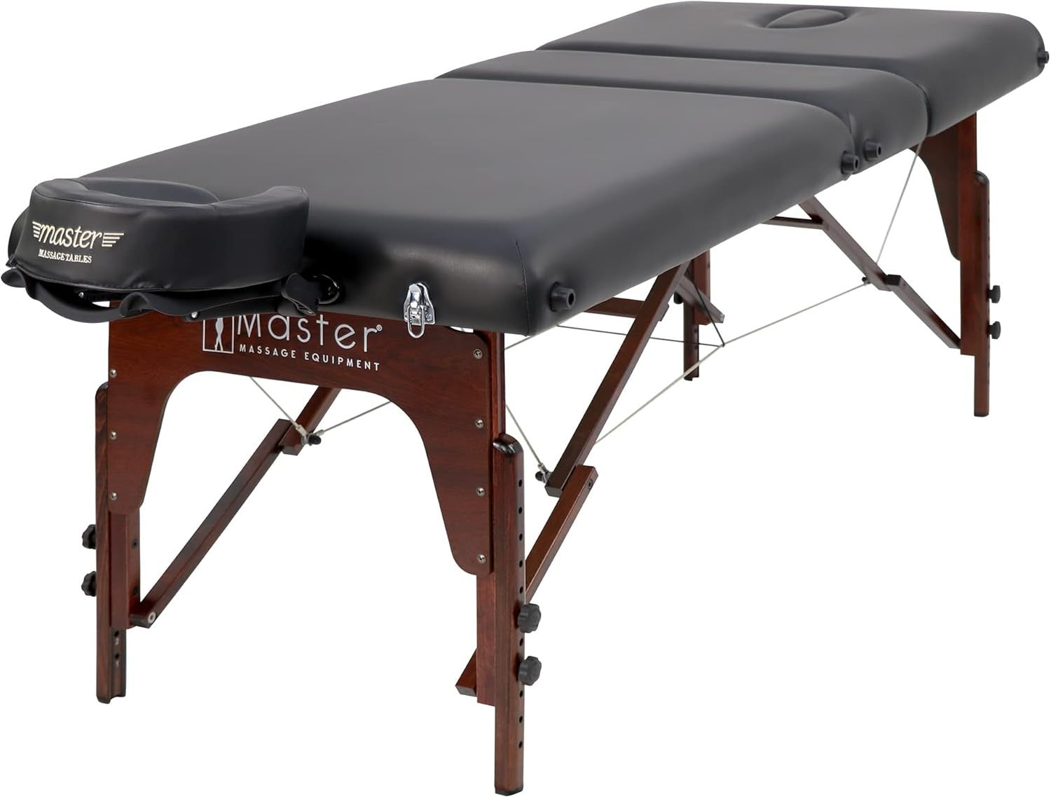 76cm 3-Section Portable Massage Table Adjustable Spa Bed Salon Couch Folding