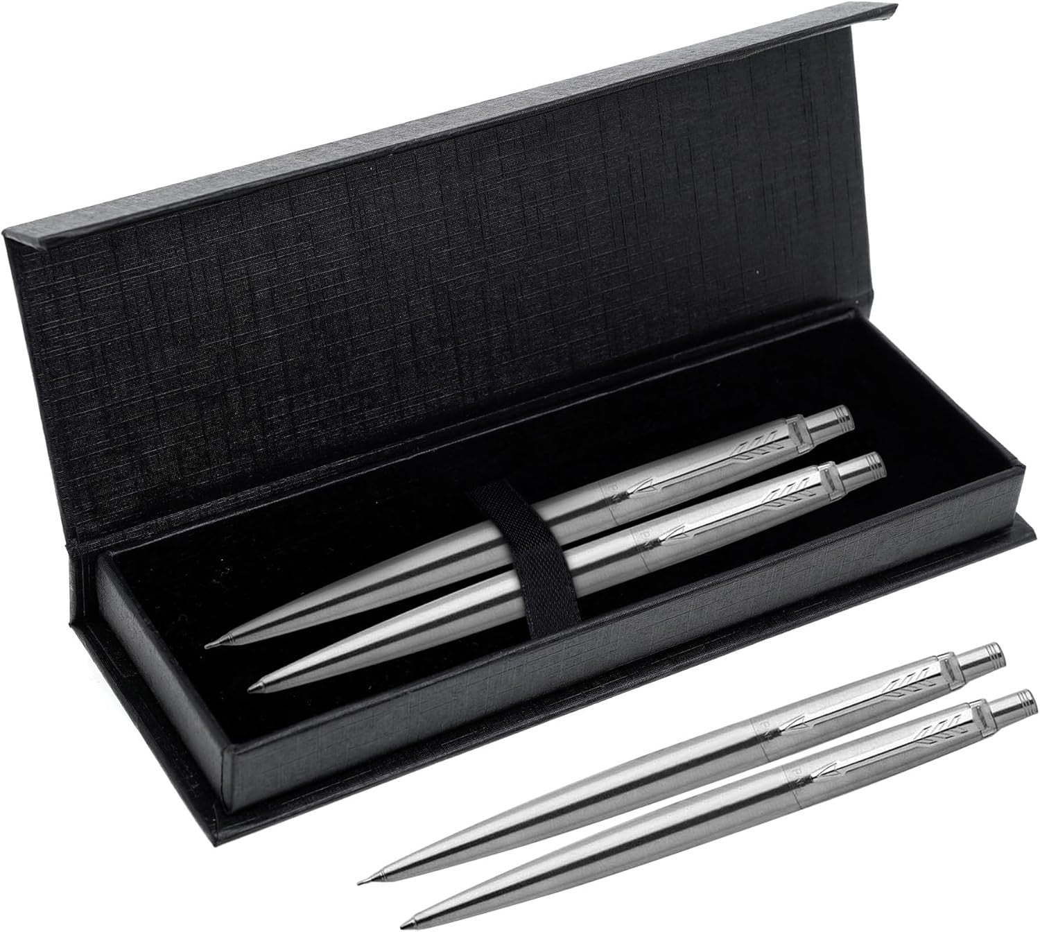 Jotter Pen & Pencil Gift Set Stainless Steel Boxed
