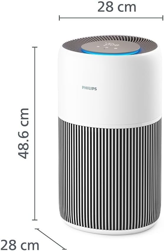 Ultra Quiet HEPA Air Purifier CADR 420m³/h Large Room 109m² Allergy