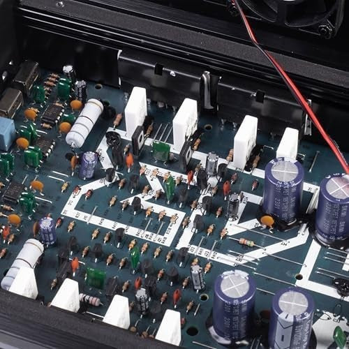 2-Channel Car Amplifier 1400W Class AB Stereo LPF HPF High-Level Input