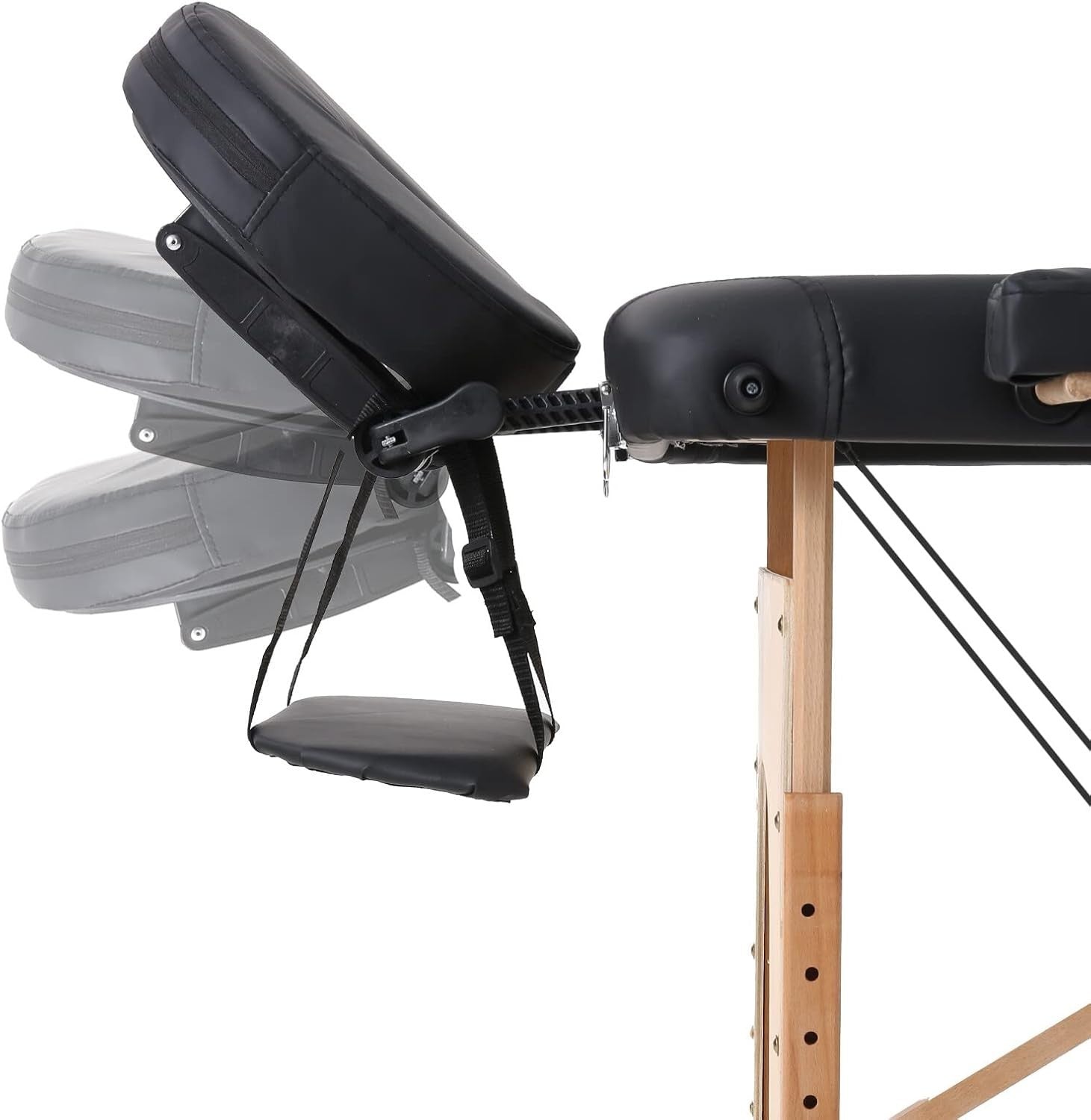 2 Section Portable Massage Table Folding Adjustable Therapy Beauty Bed