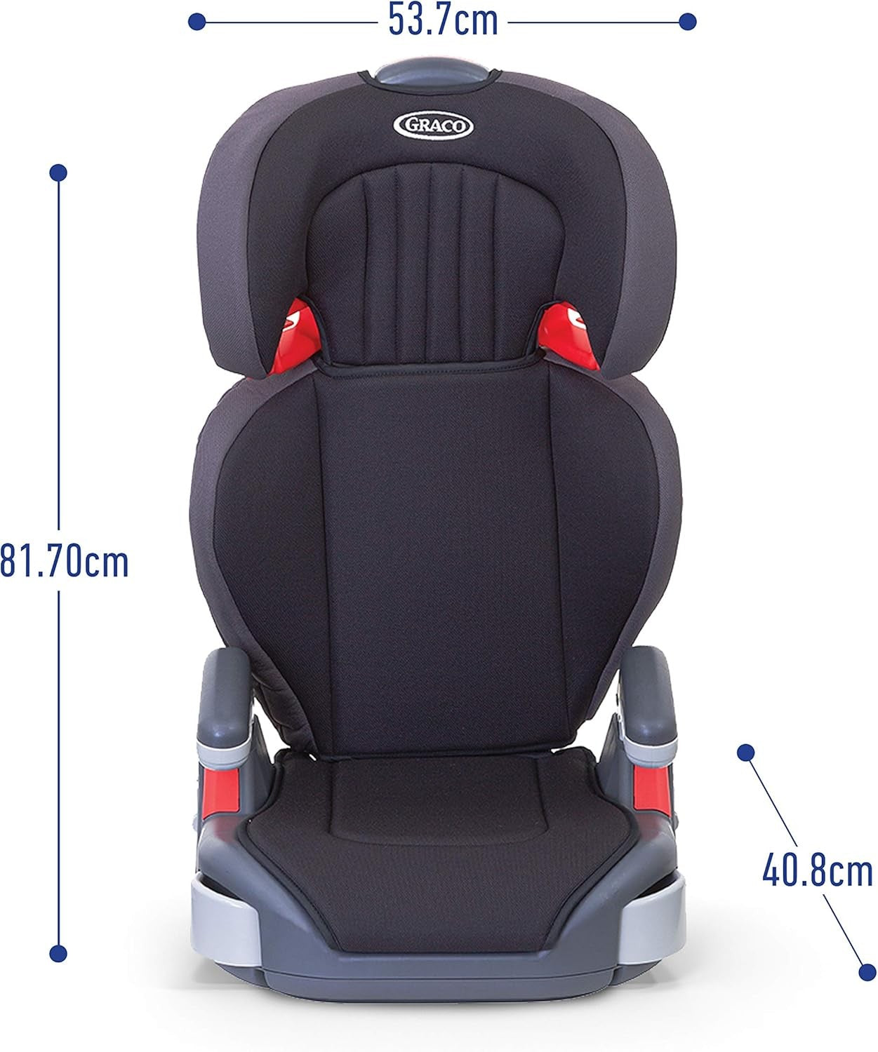Highback Booster Car Seat 4–12 Years Adjustable Headrest Cup Holders