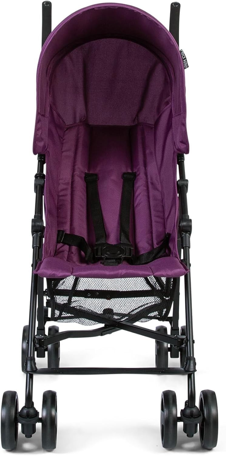 Lightweight Umbrella Stroller Compact Fold Reclining Seat Pushchair Plum