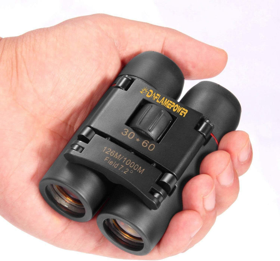 30x60 Mini Compact Binoculars Portable Folding HD Travel Outdoor Viewing