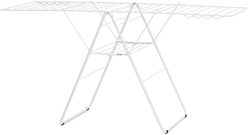 25m Clothes Airer Folding Indoor Drying Rack Stainless Steel Large Capacity