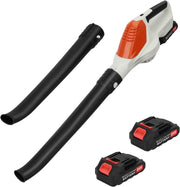 Cordless Leaf Blower 24V Dual Battery 5-Speed Lightweight Garden Cleaner