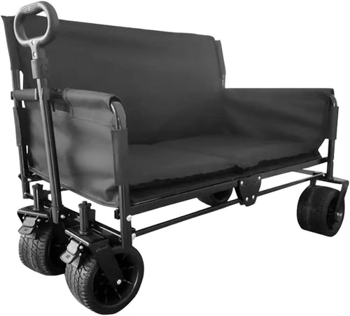 Heavy Duty Folding Festival Trolley Cart 180kg All-Terrain Wheels Adjustable